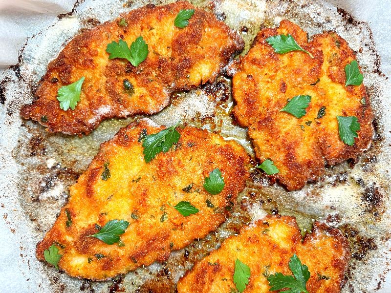 Baked Chicken Cutlets 
