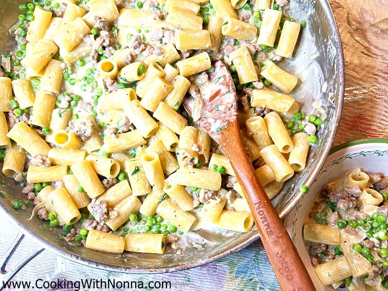 Gorgonzola Cream Sauce Pasta - Sip and Feast