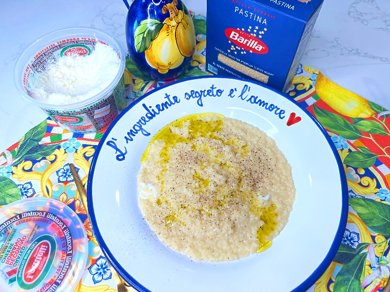 Pastina with Butter & Egg