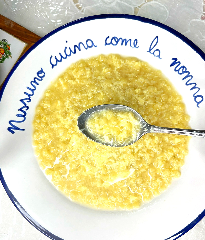 Stracciatella Soup with Pastina