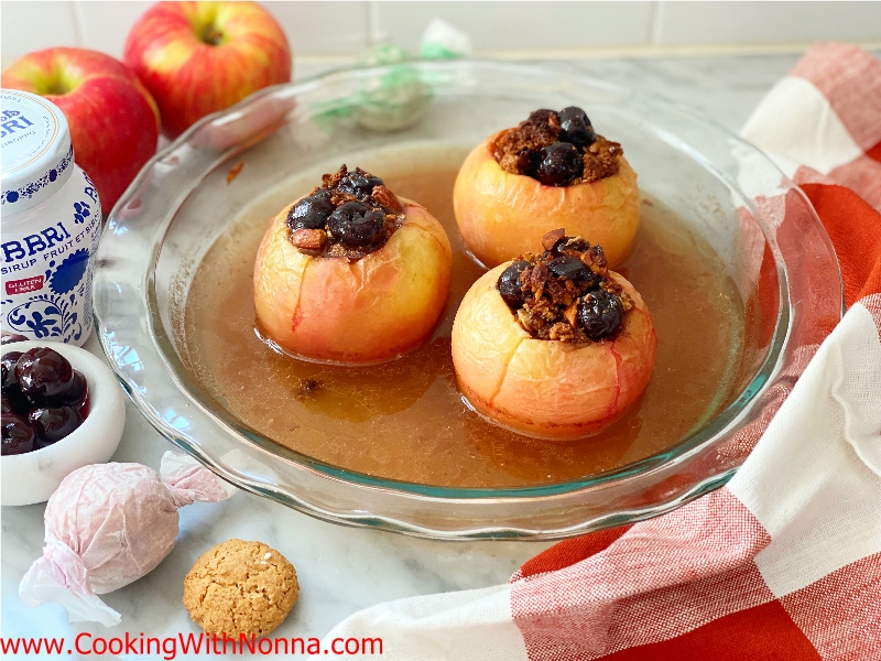 Amarena Almond Baked Apples Amarena Almond Baked Apples