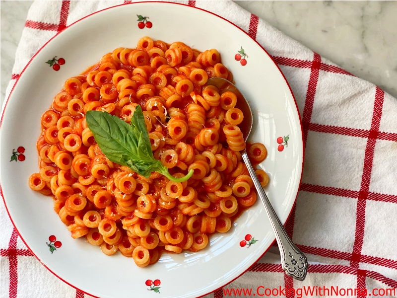 Anelletti with Tomato & Basil Sauce Anelletti with Tomato & Basil Sauce