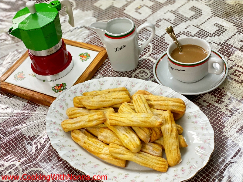 Nonna Romana’s Caffe` Latte Cookies Nonna Romana’s Caffe` Latte Cookies