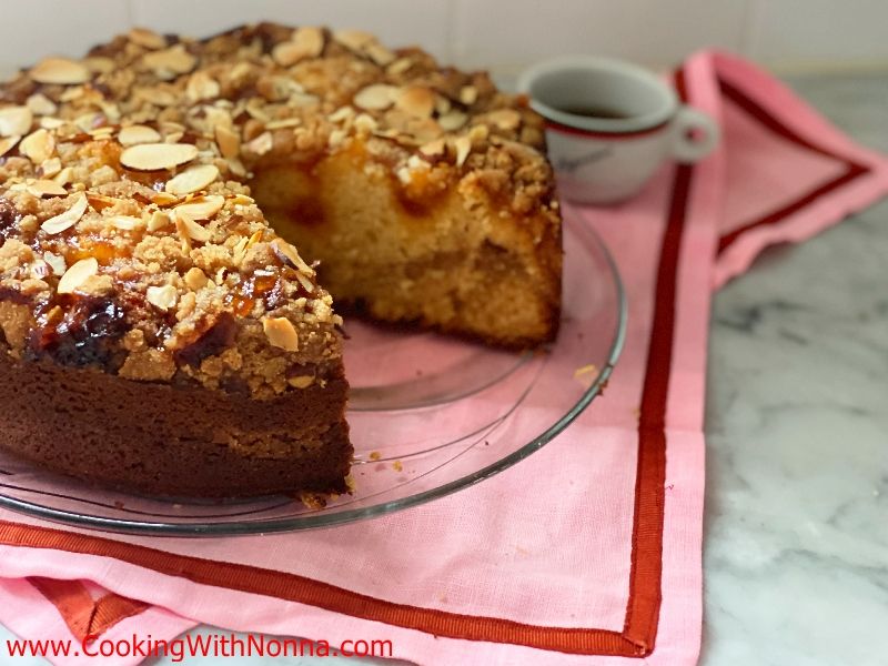 Ricotta & Jam Crumb Cake