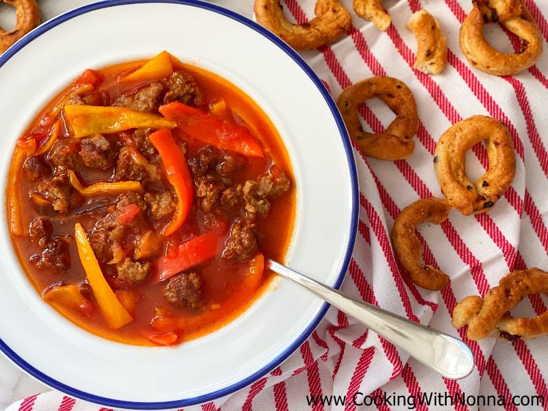 Sausage & Peppers Soup