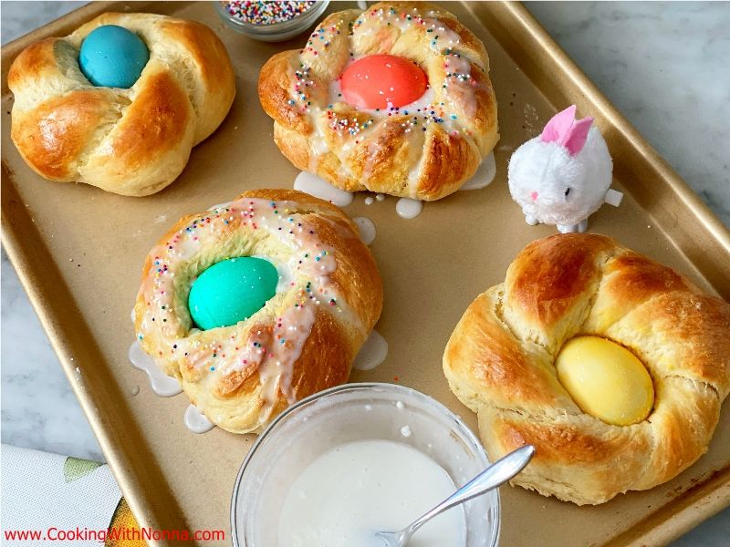 Soft Easter Brioche Breads