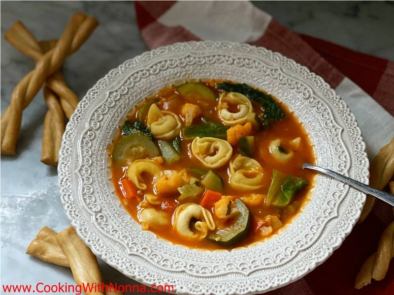 Vegetable Tortellini Soup