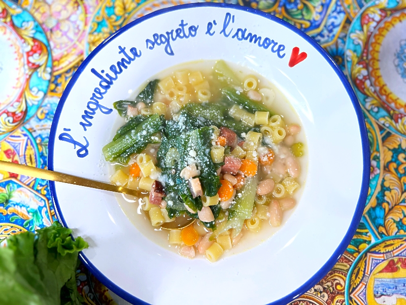 Escarole & Bean Soup with Pancetta