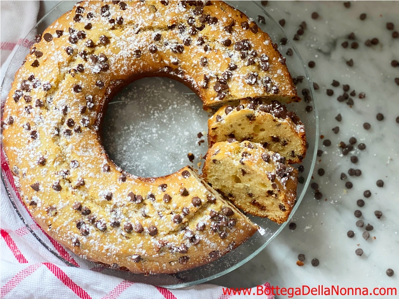 Ricotta Chocolate Chip Ciambella Cake Ricotta Chocolate Chip Ciambella Cake