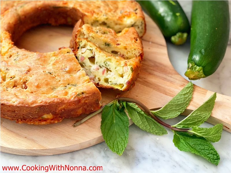 Savory Zucchini & Ricotta Ciambella Cake Savory Zucchini & Ricotta Ciambella Cake