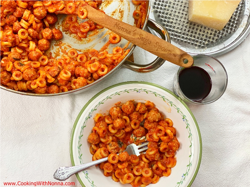 Anelletti e Polpettine - Spaghetti-O’s & Meatballs Anelletti e Polpettine - Spaghetti-O’s & Meatballs