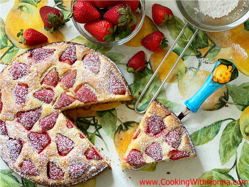 Strawberry Olive Oil Cake Strawberry Olive Oil Cake