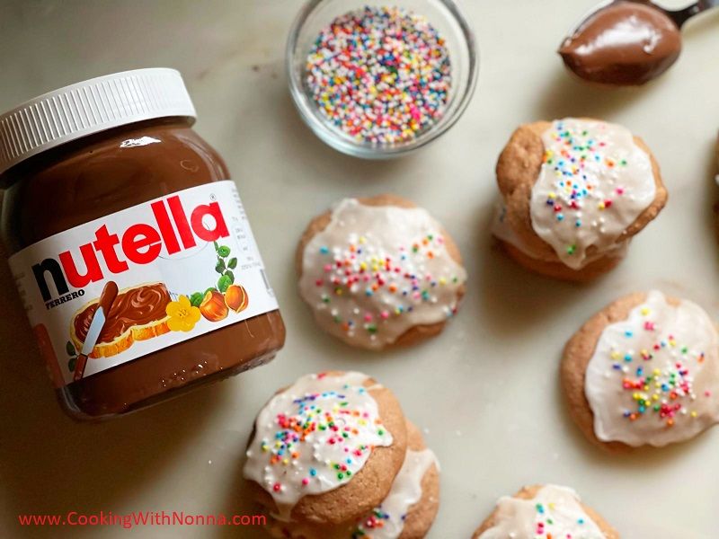 Nutella Ricotta Cookies