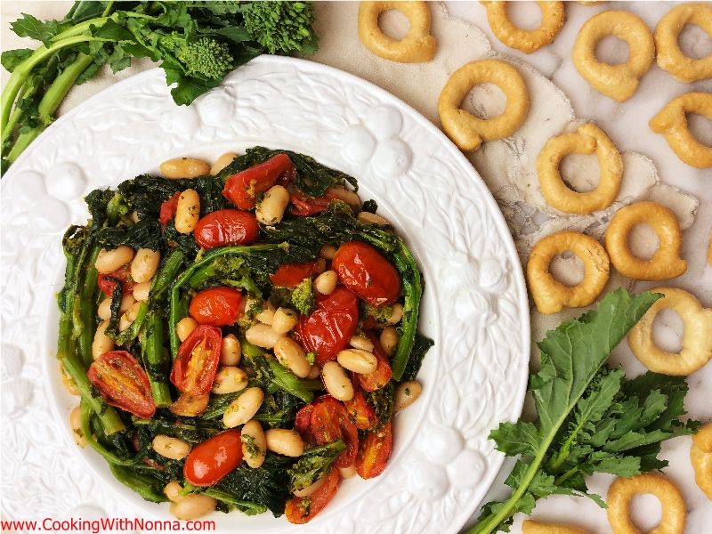 Broccoli Rabe with Cannellini Beans 