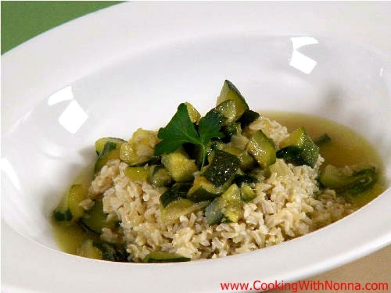 Brown Rice with Zucchini