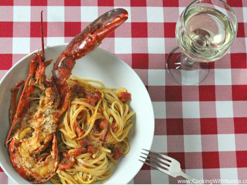 Linguine with Lobster Sauce