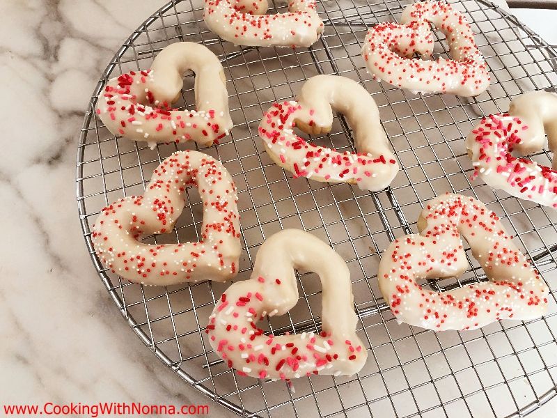 Olive Oil Heart Cookies
