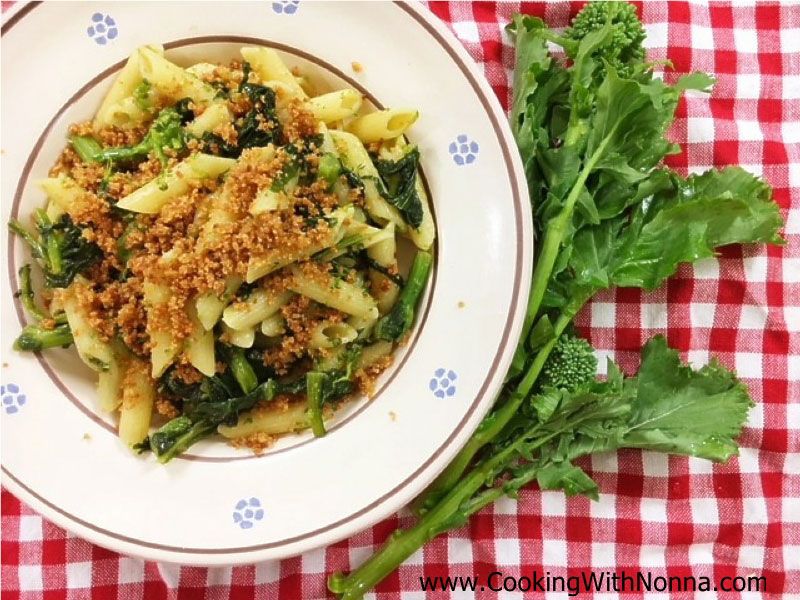 Penne with Broccoli Rabe and Toasted Breadcrumbs