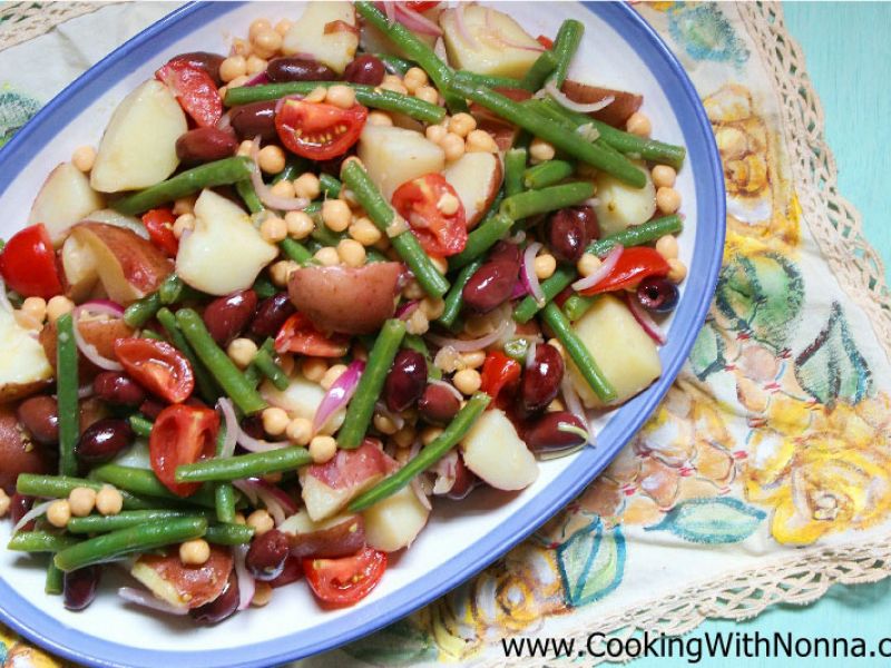 Red Potatoes and String Beans Salad