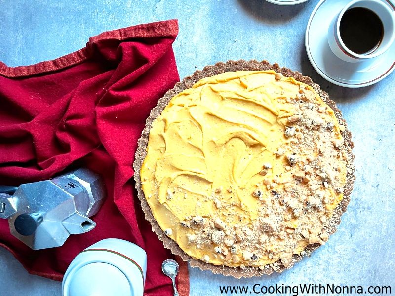 No Bake Pumpkin Mascarpone Tart