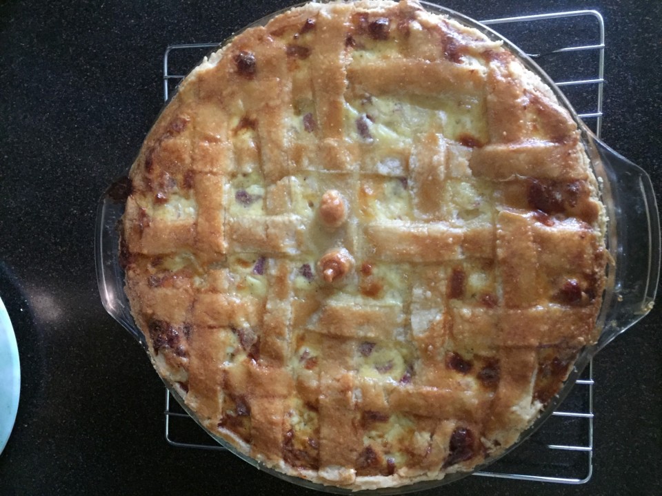 Here is my Pizza Chiena (Pizza Rustica)