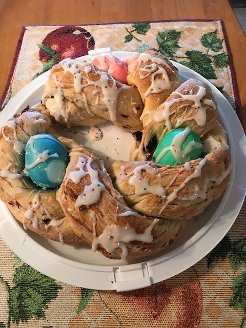 So proud of my Easter bread!