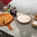 My first post! I love Easter baking even more than Christmas baking- the tradition in my family is to bake the pies on Good Friday, that was always a hard fast for me because I couldn't stand to wait till the next day to eat them !  These were last years pies- I'll post this years on Good Friday ! Grain Pie and Pizza Rustica
