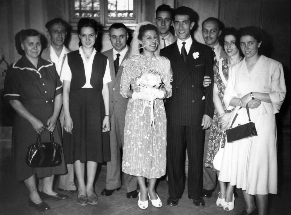 Nonno Marino and Nonna Licia Piccoli, married in Trieste in November 1954