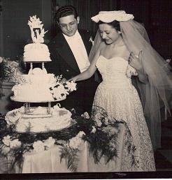 This photo is of my parents wedding day December 2, 1951. Madeline and Robert Sauchelli. They lived in Brooklyn, NY before they were married. This December they will be married 