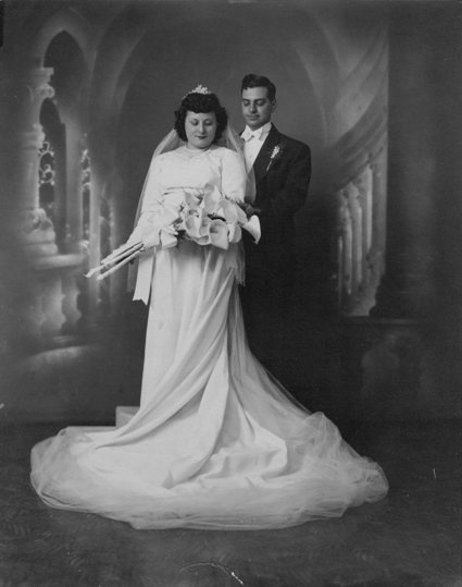 My Nonna Ida and Nonno Felice on their wedding day in 1945!