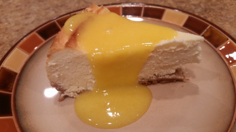 I made this over this past weekend... Sicilian Lemon Ricotta Cheesecake with Lemon Curd topping!! It was amazing!!