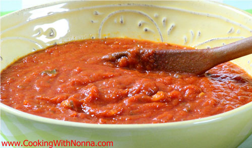 plain pasta sauce