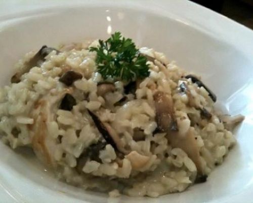 Chicken and Mushrooms Risotto