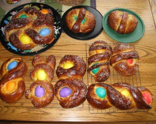 Italian Easter Bread Pane Di Pasqua