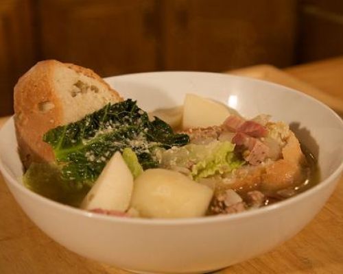 Tuscan Cabbage Soup - Zuppa di Verza